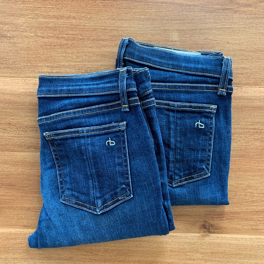 RAG AND BONE SKINNY JEANS BUNDLE- 2 PAIRS